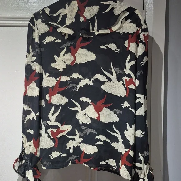 EMILIO RICCI- BIRD BLOUSE - Picture 5 of 7